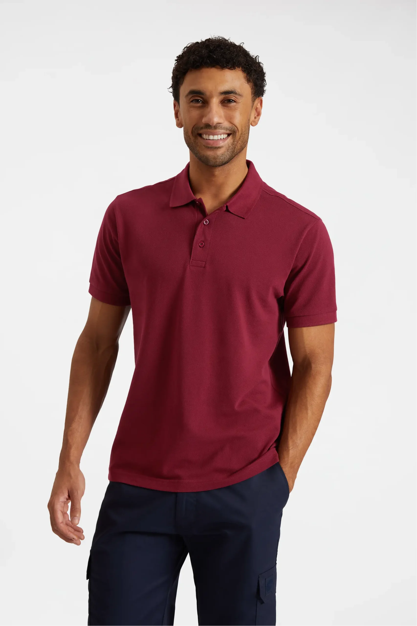 Mens Active Cotton Poloshirt