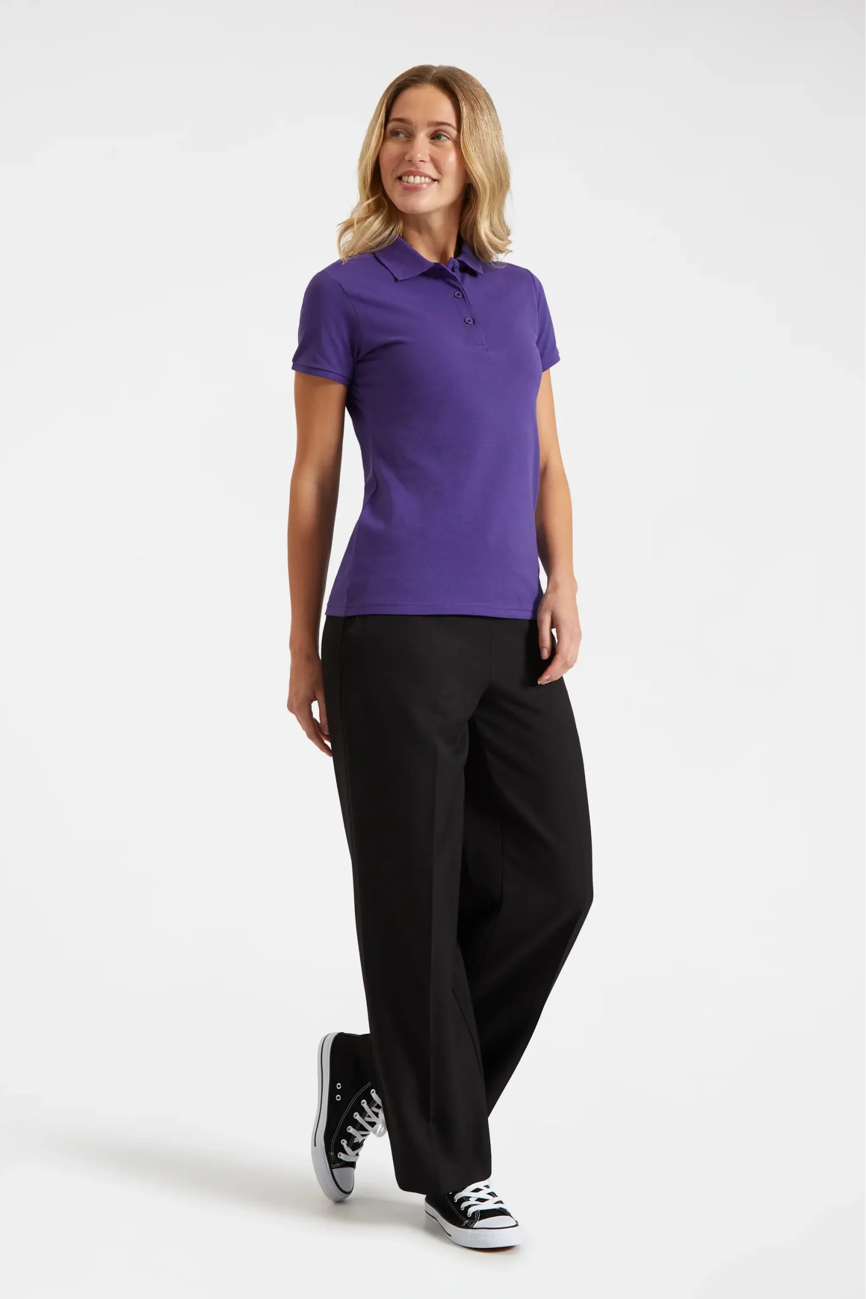 Ladies Active Cotton Poloshirt