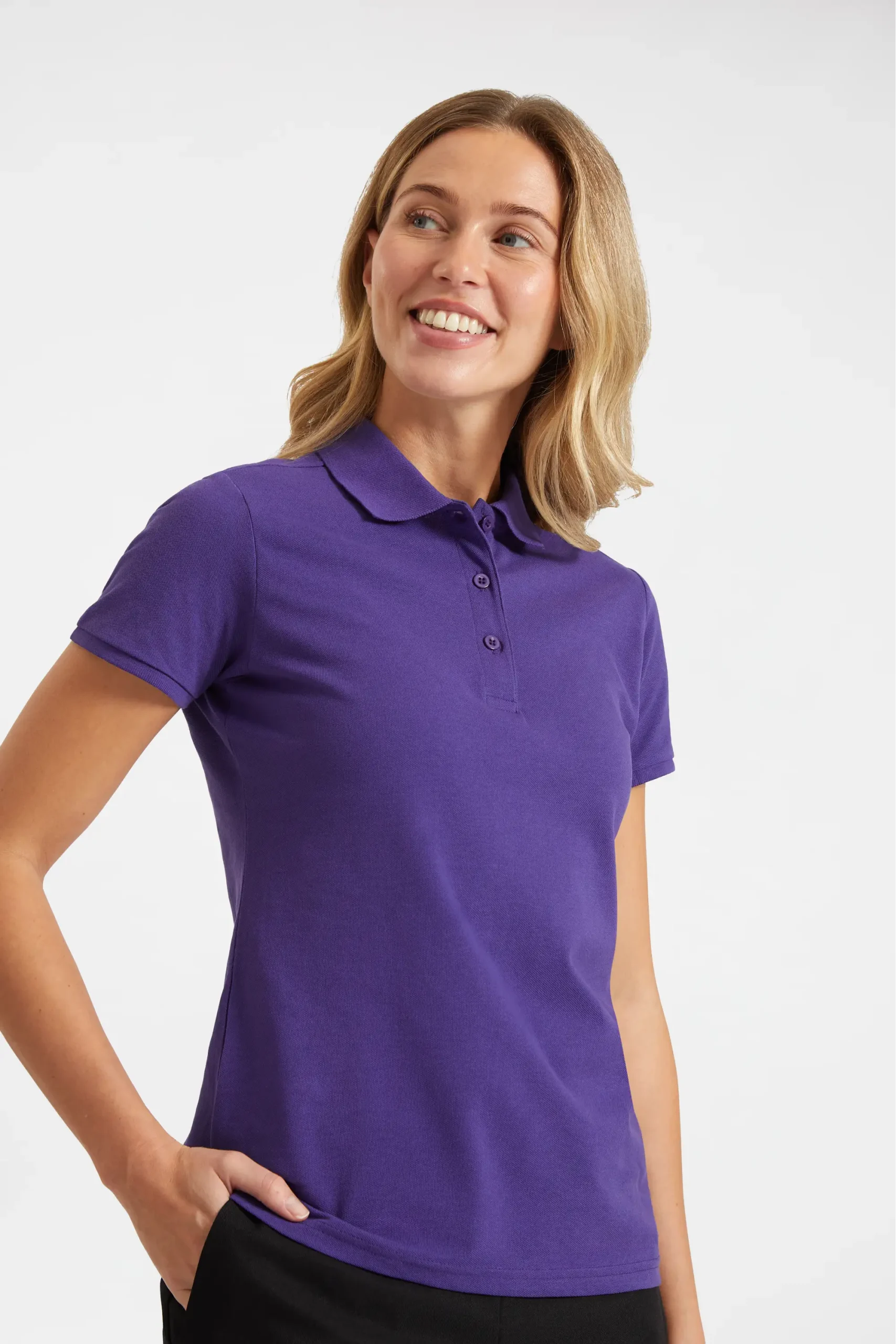 Ladies Active Cotton Poloshirt