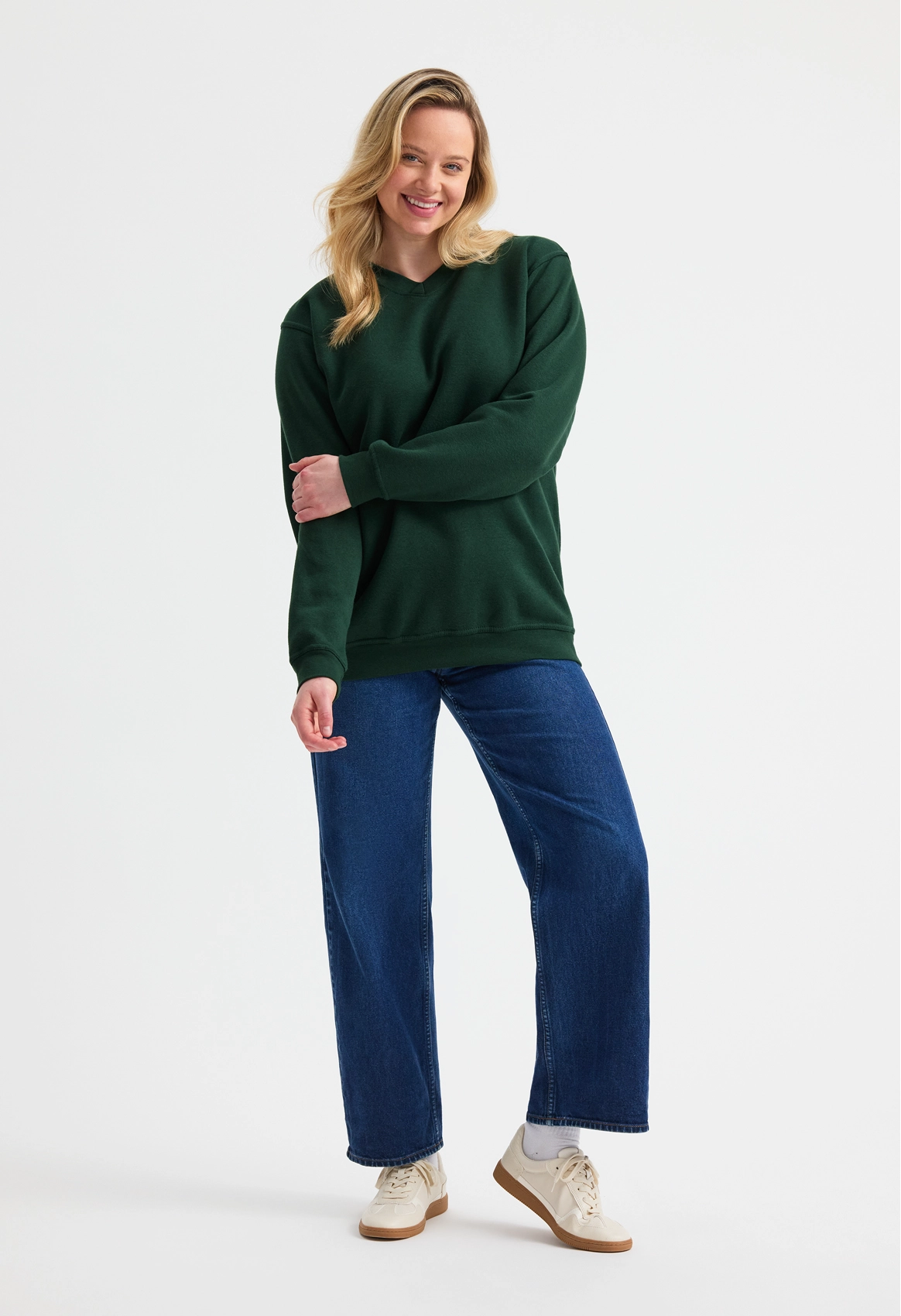 Classic V-Neck Sweatshirt