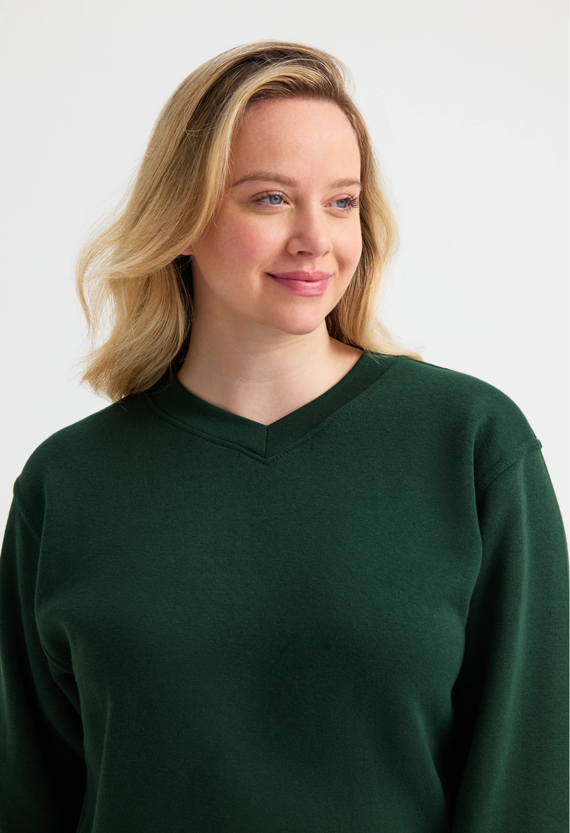 Classic V-Neck Sweatshirt